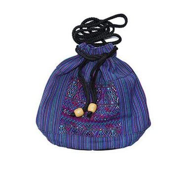 Bucket Bag Blue - Handmade and Fairtrade - Quetzal Artisan