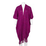 Cotton Poncho Fuchsia - Beautiful, Ecofriendly and Fairtrade - Quetzal Artisan