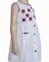 Cotton Dress Blue Ivy 8 - Age 2-3 - Lovely and Fairtrade - Quetzal Artisan
