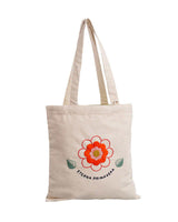 Eco Tote Bag Primavera - Ecru Cotton - Ecofriendly and Fair - Quetzal Artisan