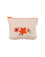 Eco Clutch Wild Flowers - Set with Portemonee - Fairtrade - Quetzal Artisan