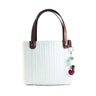 Handbag Ivory White - Recycled Plastic - Stylish & Fairtrade - Quetzal Artisan