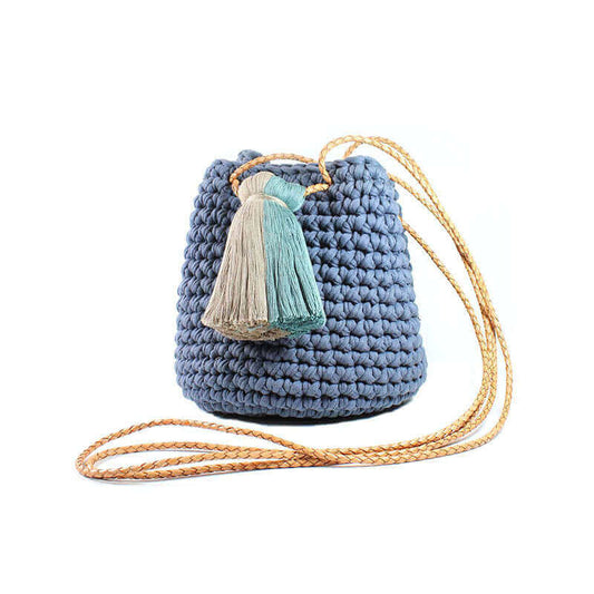 Handbag Blue Grey