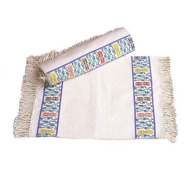 Happiness Placemats - Set of 6 - Natural Cotton - Fairtrade - Quetzal Artisan