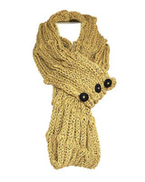 Infinity Scarf Dark Citrine - Handmade from Organic Cotton - Quetzal Artisan