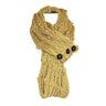 Infinity Scarf Dark Citrine - Handmade from Organic Cotton - Quetzal Artisan