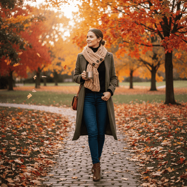 Infinity Scarf Dark Citrine - Handmade from Organic Cotton - Quetzal Artisan