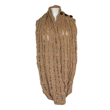 Infinity Scarf Natural Blush - Handmade of Organic Cotton - Quetzal Artisan