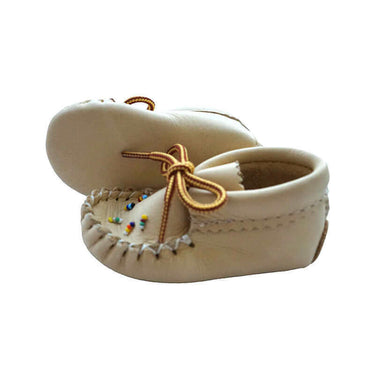 Kids Beaded Moccasins - Hiawatha Slippers - Baby & Toddler - Quetzal Artisan