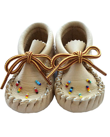 Kids Beaded Moccasins - Hiawatha Slippers - Baby & Toddler