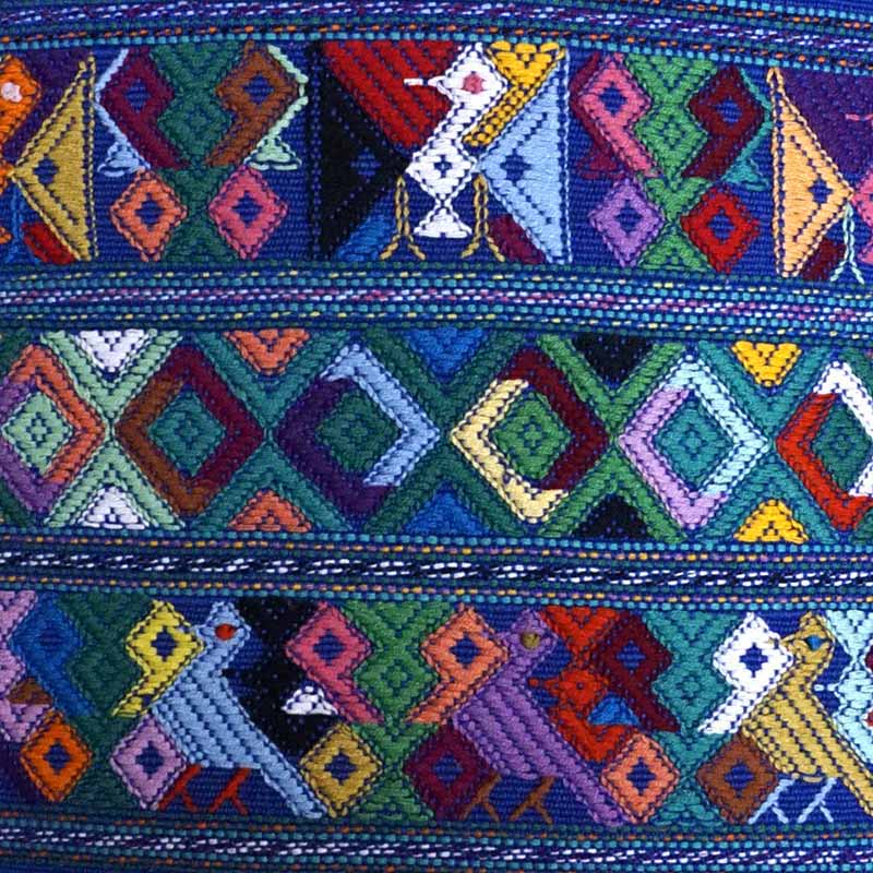 Mayan Cushion Cover Blue - Cotton