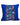 Mayan Cushion Cover Blue - Handmade of Cotton - Fairtrade - Quetzal Artisan