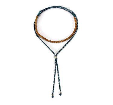 Men Necklace Turquoise Brown - Trendy, handmade & Fairtrade - Quetzal Artisan