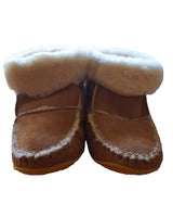 Moccasin Boots Sheepskin - Women Handmade Fur House Slippers - Quetzal Artisan