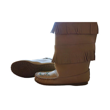 Mooshide Mukluks - Women Double Fringe Boots Handmade Canada - Quetzal Artisan