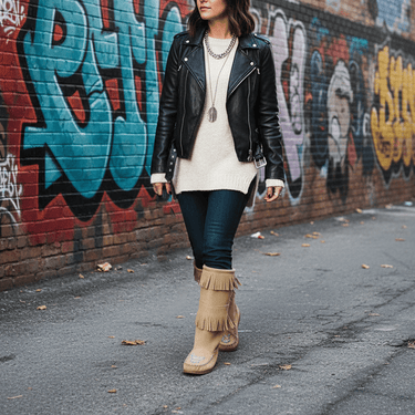 Mooshide Mukluks - Women Double Fringe Boots Handmade Canada - Quetzal Artisan