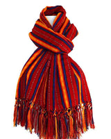 Multicolour Rainbow Scarf - Beautiful & Fairtrade - Quetzal Artisan