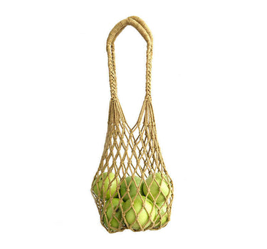 Net Bag Marigold - Macrame - Natural Dyes - Eco & Fairtrade - Quetzal Artisan