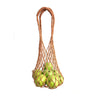 Net Bag Peach - Macrame Bag Natural Dyed - Ecofriendly & Fair - Quetzal Artisan