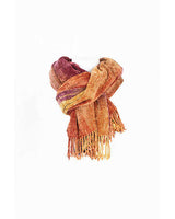 Shawl Coral Gold - Organic Bamboo - Fairtrade & Sustainable - Quetzal Artisan