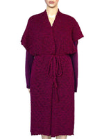 Poncho Tunic Fuchsia - Alpaca Wool - Stylish and Versatile - Quetzal Artisan