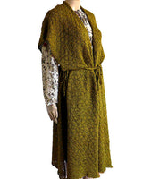 Poncho Tunic Olive Green - Apaca wool - Beautiful Handmade - Quetzal Artisan