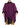 Poncho Plum Purple - Women Fringed Organic Wool Pullover - Quetzal Artisan