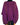 Poncho Plum Purple - Women Fringed Organic Wool Pullover - Quetzal Artisan