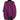Poncho Plum Purple - Women Fringed Organic Wool Pullover - Quetzal Artisan