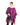 Plum Purple Poncho - Boho Fringed Wool Pullover for Women - Quetzal Artisan