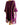 Plum Purple Poncho - Boho Fringed Wool Pullover for Women - Quetzal Artisan