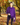 Purple Triangle Shawl - Versatile Lightweight Alpaca Poncho - Quetzal Artisan