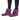 Short Boots Purple - Fringed - Suede - Handmade in Canada - Quetzal Artisan