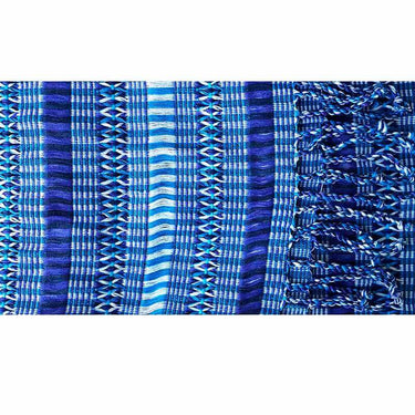 Scarf Blues - Natural dyes - Beautiful & Fairtrade - Quetzal Artisan