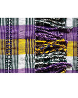 Scarf Purple Yellow - Natural Dyes - Ecofriendly & Fairtrade - Quetzal Artisan