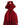 Scarf Red with Fringes - Handmade - Beautiful and Fairtrade - Quetzal Artisan