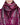 Scarf with fringes Maroon Pink - Mayan Design - Fairtrade - Quetzal Artisan