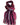 Scarf with fringes Maroon Pink - Mayan Design - Fairtrade - Quetzal Artisan