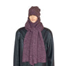 Scarf and Hat Mulberry - For Men - Fashionable, Soft & Warm - Quetzal Artisan