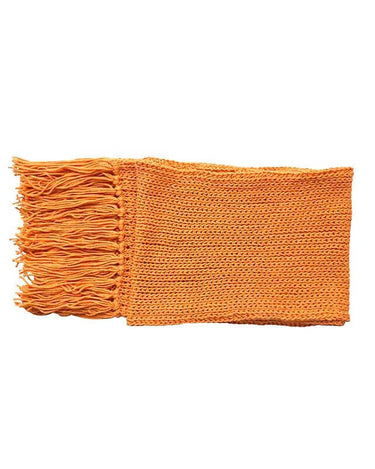 Scarf and Hat Orange - Merino Wool and Organic Cotton - Quetzal Artisan