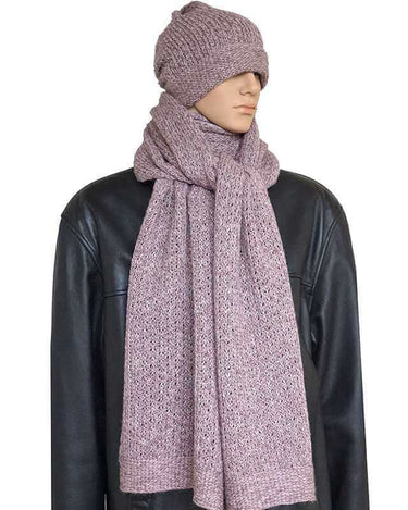 Scarf and Hat Seashell - For Men - Fashionable, Soft & Warm - Quetzal Artisan