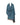 Shawl Blue with Pom poms - Extra Large Elegant and Fairtrade - Quetzal Artisan