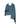 Shawl Blue with Pom poms - Extra Large Elegant and Fairtrade - Quetzal Artisan