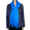 Shawl Light Blue - Natural Dyes - Ecofriendly and Fairtrade - Quetzal Artisan
