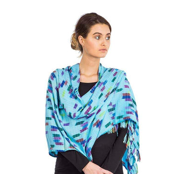 Shawl Confetti Pastel - Handmade, Eco-friendly and Fairtrade - Quetzal Artisan