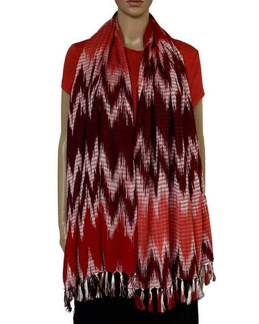 Shawl Jaspe Fire - Natural Dyes - Ecofriendly and Fairtrade - Quetzal Artisan