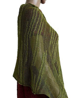 Shawl Lime Green - Pima Cotton - Beautiful and Lightweight - Quetzal Artisan