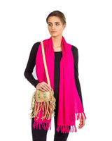 Shawl Pink - Natural Dyes - Stylish, Ecofriendly & Fairtrade - Quetzal Artisan