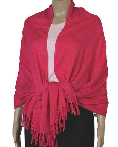 Shawl Pink - Natural Dyes - Stylish, Ecofriendly & Fairtrade - Quetzal Artisan