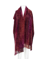 Shawl Raspberry - Organic Bamboo - Elegant and Fairtrade - Quetzal Artisan